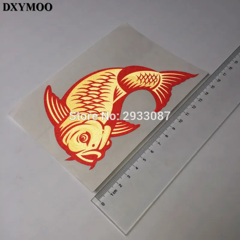 

4 sizes Outdoor Sports Go Fishing Carp Car Sticker and Decals Vinyl for Car Window Fish Tank H3243