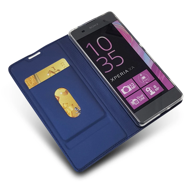 TIKONO флип-чехол для sony Xperia XA X A Dual F3116 F3111 F3112 чехол Роскошный кожаный чехол для sony Xperia XA F3116 чехол для телефона s
