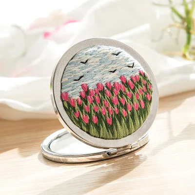 Ленты вышивка DIY цветы сумки кошелек сумочка рукоделие крестиком Набор для