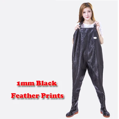 SIZE43 Chest Wader 1 мм утолщенные рыболовные болотные дышащие зимние штаны болотные сапоги Водонепроницаемые болотные сапоги для рыбалки летающие неопреновые bota pesca - Цвет: SIZE43 Chest Wader