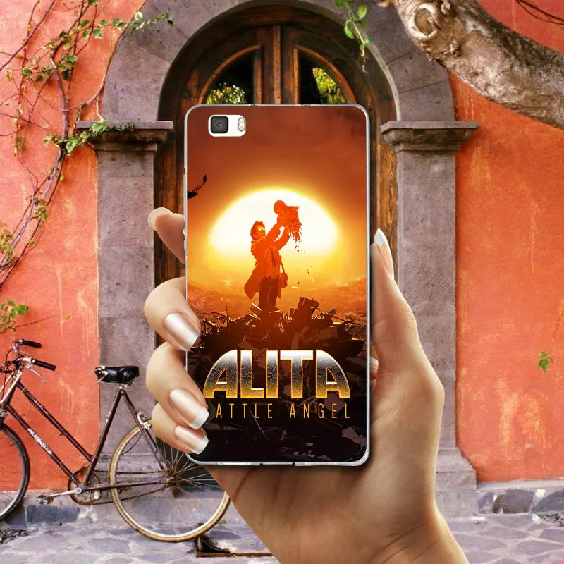 Мягкий силиконовый чехол для телефона из ТПУ с аниме Alita Battle Angel Huawei P8 P9 P10 P20 P30 Honor 7