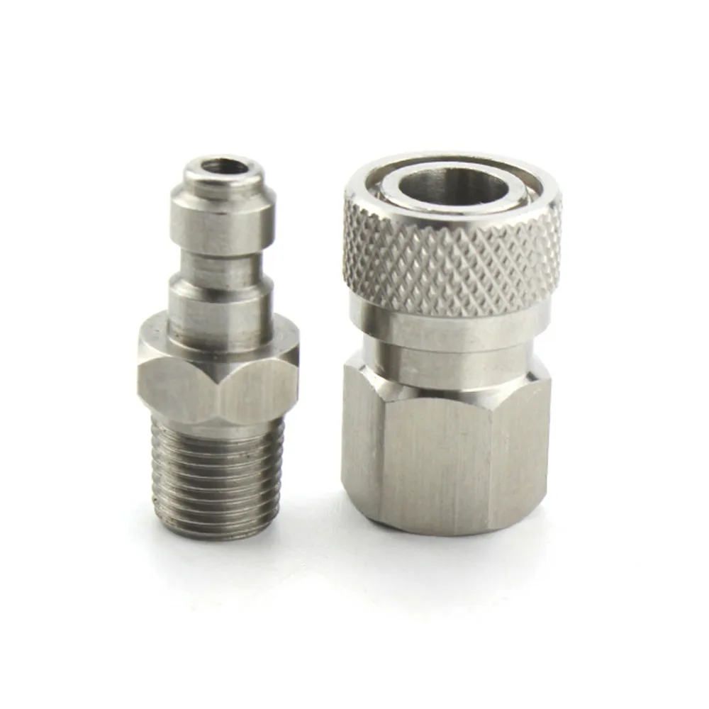 PCP Airforce Пейнтбол 1/8NPT штепсельная вилка 8 мм гнездовая БЫСТРОРАЗЪЕМНАЯ муфта из