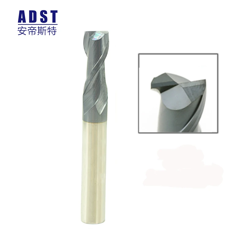 Endmill Milling Cutter Carbide Tungsten End Mill Cutting Tool 50HRC 2 flute Square mill tools metalworking CNC Machine 1pcs | Инструменты