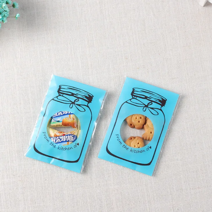 4800 шт. белые розовые синие желтые пакеты в виде бутылок для печенья самоклеящиеся