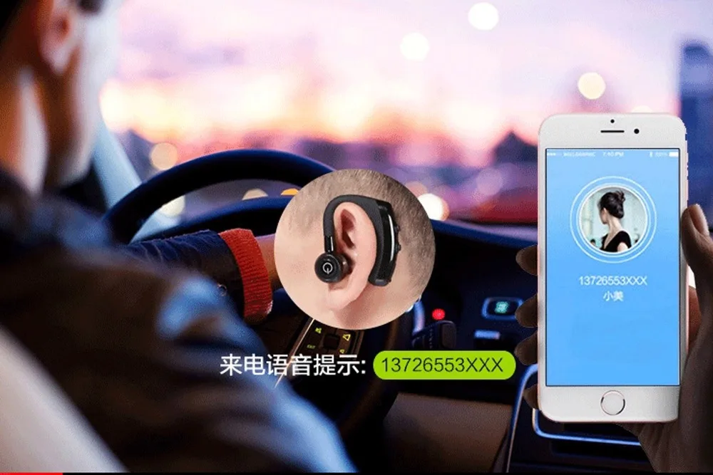 Joinrun Bluetooth 4,1 ушные крючки наушники гарнитура fone de ouvido Bluetooth с микрофоном для iphone/Xiaomi/huawei