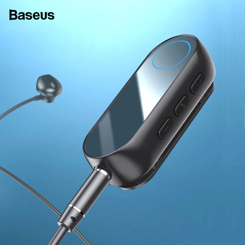 Baseus Bluetooth 5,0 приемник для 3,5 мм разъем наушников AUX беспроводной адаптер Bluetooth аудио музыкальный приемник передатчик