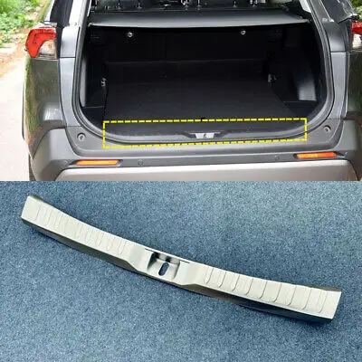 

Steel Inner Rear Bumper Protector Sill Trim 1pcs For Toyota RAV4 2019 - 2020
