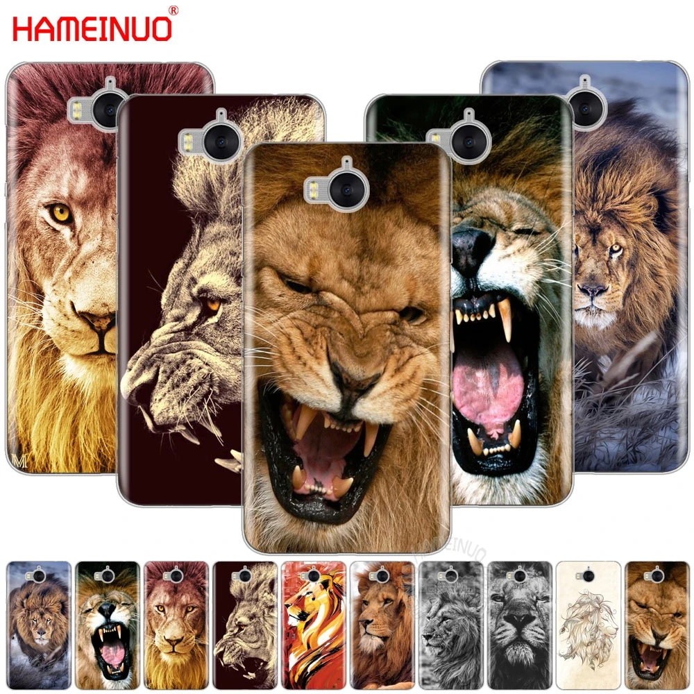 HAMEINUO чехол для сотового телефона с изображением Льва huawei honor 3C 4X 4C 5C 5X 6 7 Y3 Y6 Y5 2 II Y560