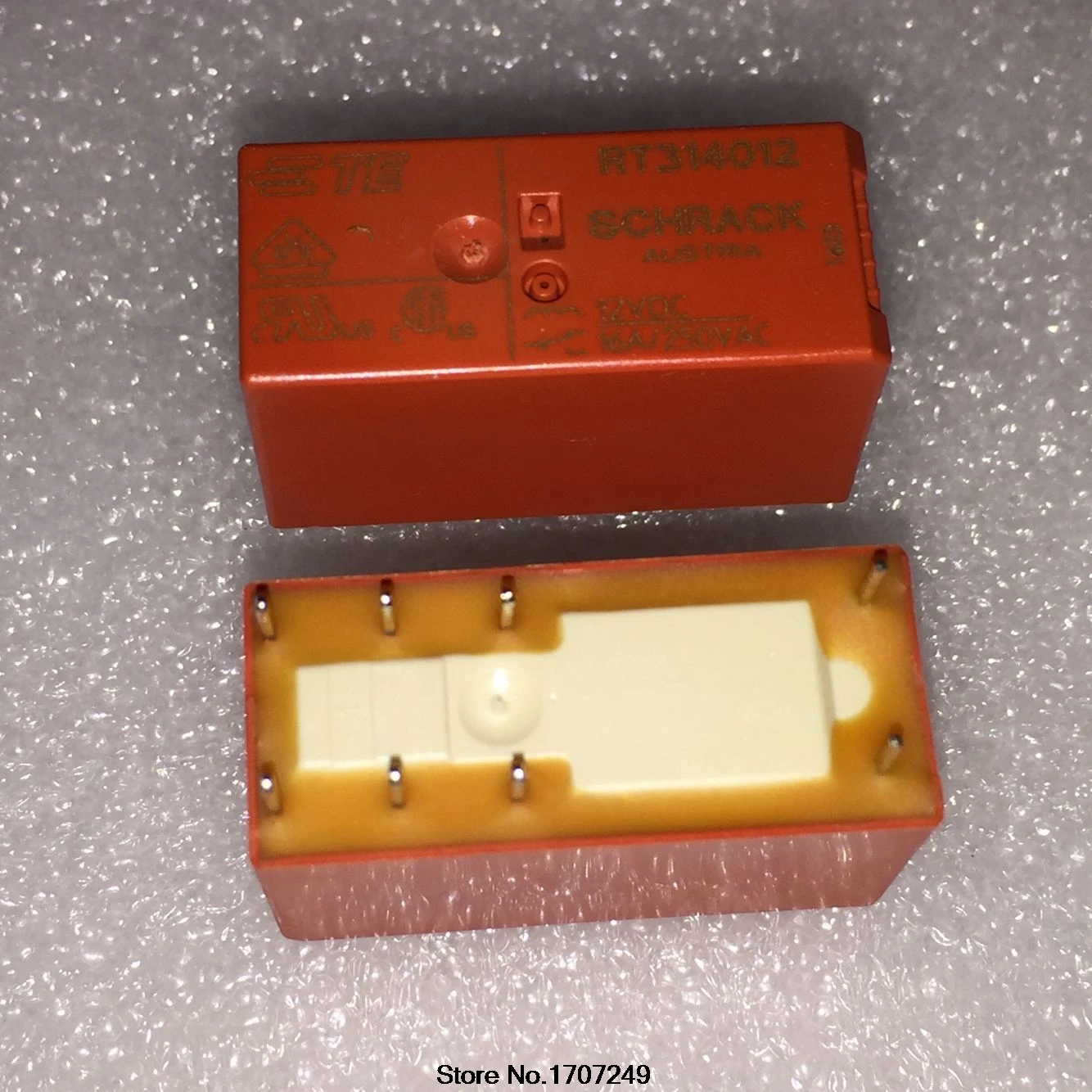100% новое оригинальное реле 50 шт./лот мощности SCHRACK RT314012 12 В 8PIN 16A|relay 50pcs|power relayrelay 12v