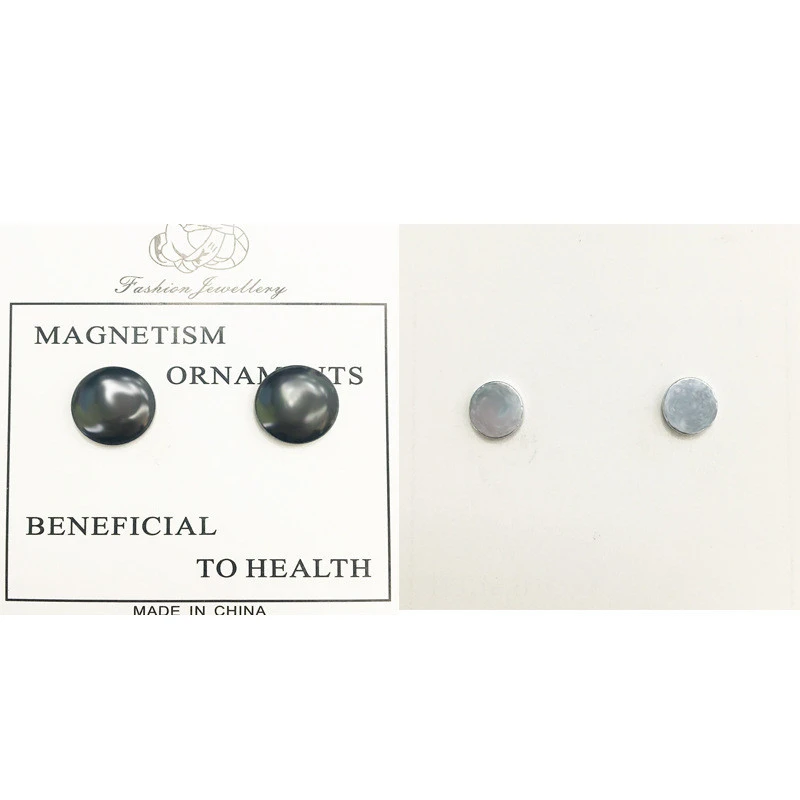 1 пара для похудения здоровые серьги-гвоздики магнитная терапия серьги модные