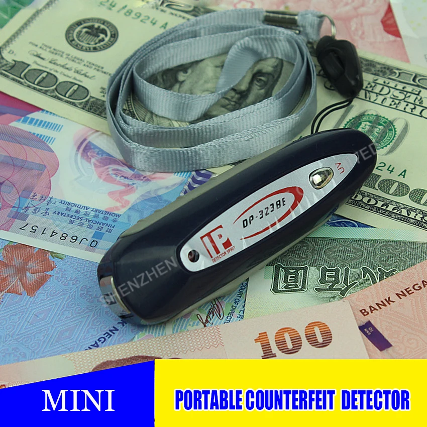 

Брелок для ключей 2 в 1, портативный магнитный мини-детектор поддельных денег, 50 шт.