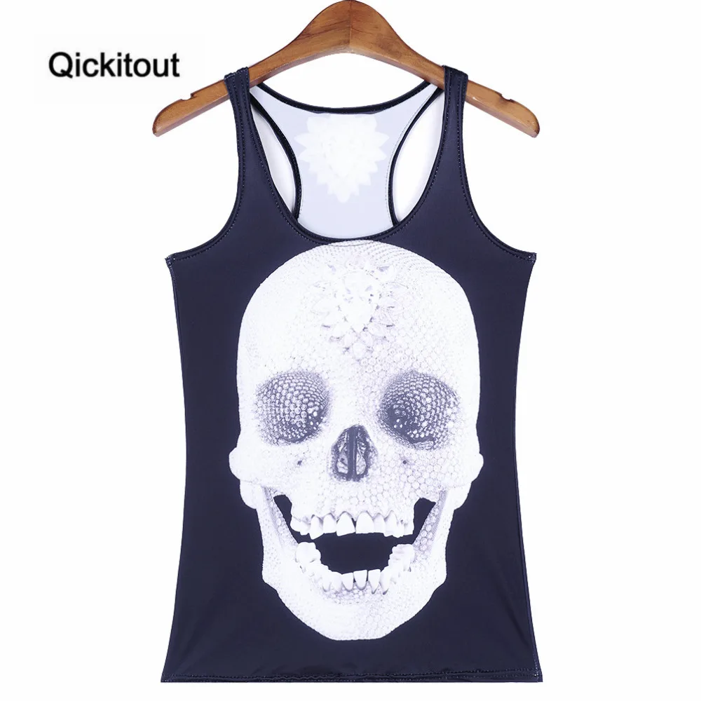 Женские Блузки без бретелек Qickitout рукавов с цифровым принтом повседневные