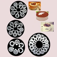 38 coffee decorating stencils facemile coffee art stencils barista template for all kinds of mousse cut cake birthday cake