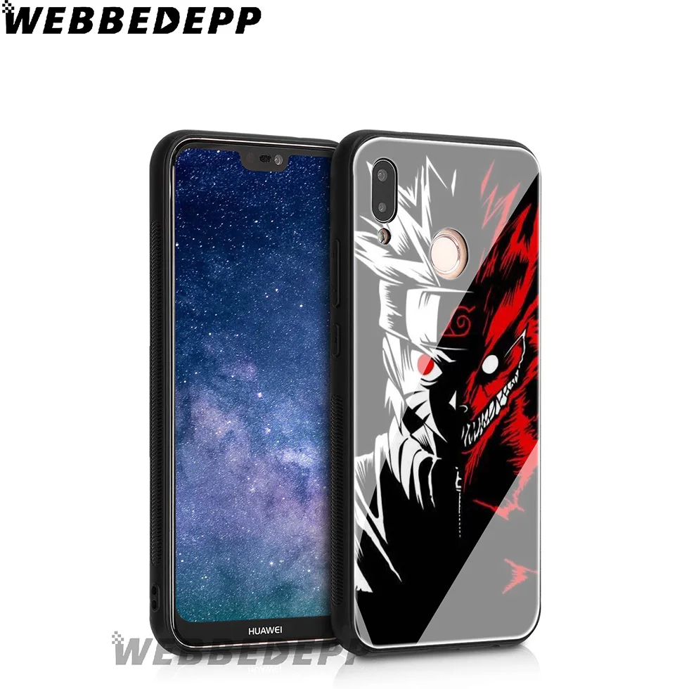Чехол из закаленного стекла в японском стиле Наруто Итачи Учиха для Huawei Mate 20 P20 P10 P