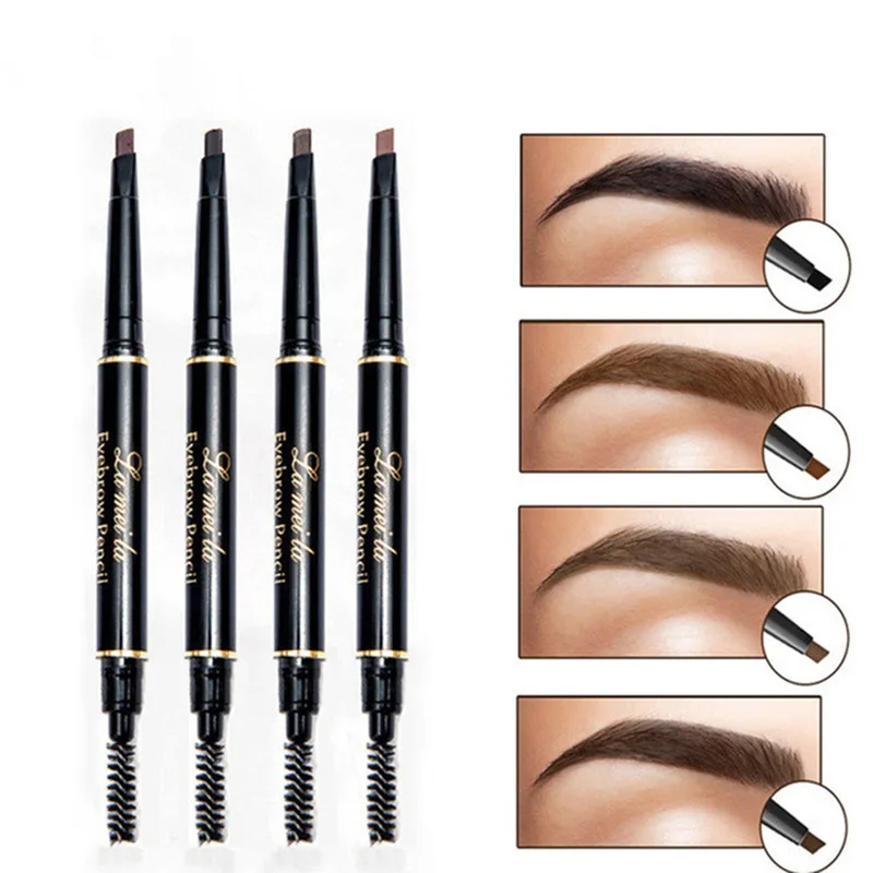 Lameila Brand Automatic Eyebrow Pencil with Brush Long Lasting Tint Natural 5 Colors Eye Brow Tattoo Waterproof Cosmetic | Красота и
