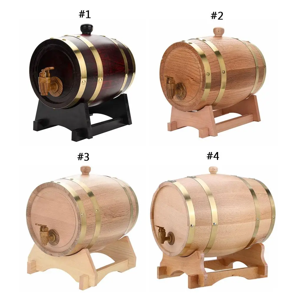 Vintage Wood Oak Timber Wine Barrel for Beer Whiskey Rum Port High Quality