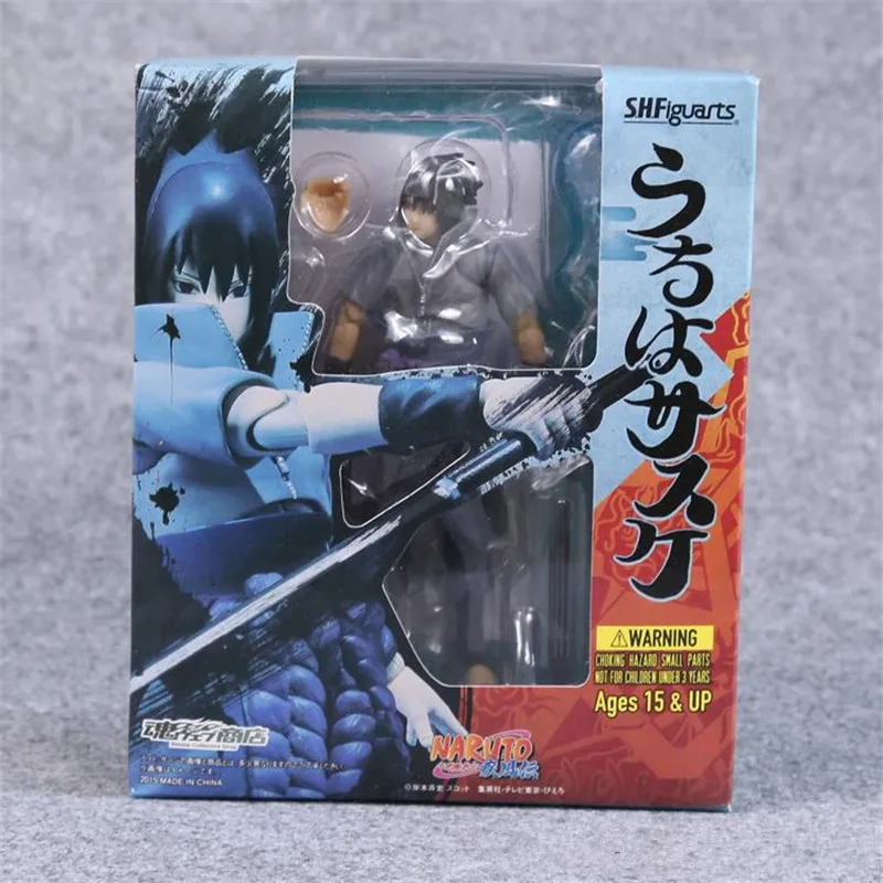 1 шт./лот, полностью подвижная фигурка Наруто, СВЧ Figuarts Sasuke/Naruto, коллекционные фигурки, игрушки Figuarts, фигурка с коробкой