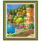 Квадратная Алмазная мозаичная алмазная живопись вышивка крестиком дома-5d diy картина из бисера Вышивка бисером наборы 3000р