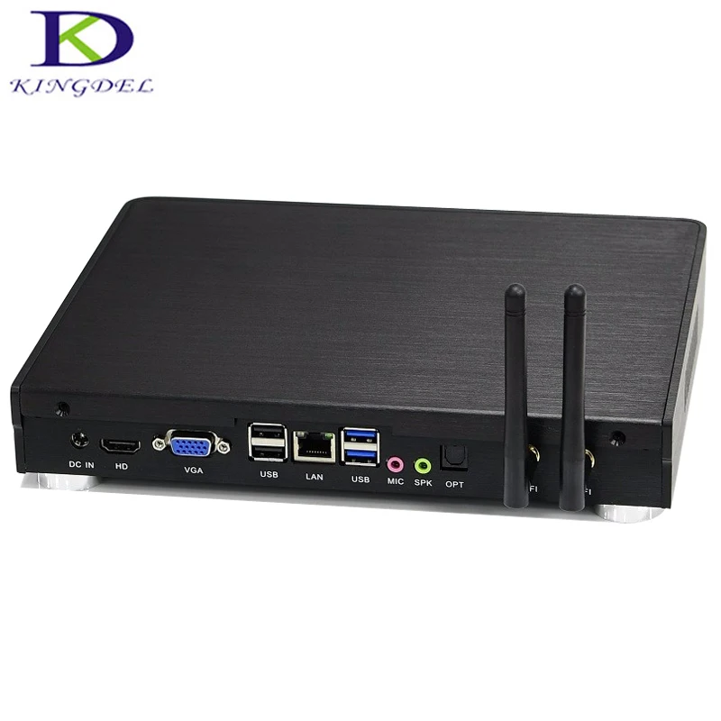2017 Акция Offical MIini PC i5 4260U i3 5005U металлический корпус вентилятор Поддержка Win 7/8.