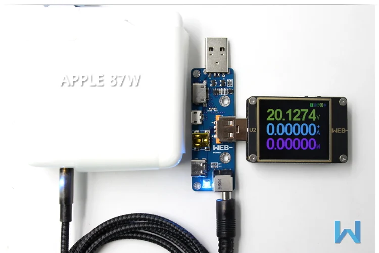 WEB-PDC001 PD линия обмана Программируемый USB обновленный детектор PD2.03.0 триггер QC4+ озвучка