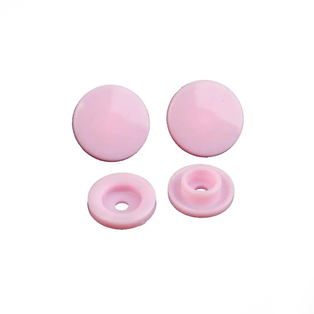 Light Pink Круглые пластиковые застежки, кнопки, застежки, пододеяльник, простыня, кнопка, аксессуары для одежды, для детской одежды, зажимы, 20 комплектов, кам Т5 12 мм - Цвет: Light Pink