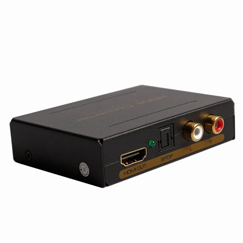 AGPtek 1080 P HDMI к HDMI+ оптический SPDIF+ RCA L/R аудио преобразователь Аудио преобразователь HDMI аудио сплиттер