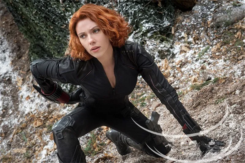 Мстители Бесконечность войны черная Widow парик для косплея Наташа Романова Косплей коричневый кудрявый парик Хэллоуин супергерой женский костюм