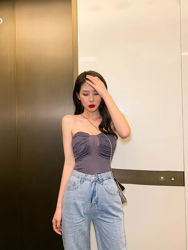 Куртка Для Вытирания груди показывает плечо и носит сексуальный темперамент