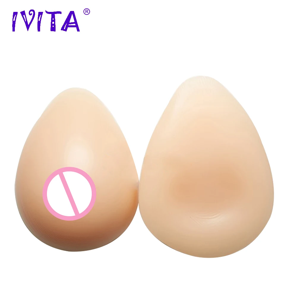IVITA 1400 г Реалистичная силиконовая форма для груди Трансвестит транссексуалов