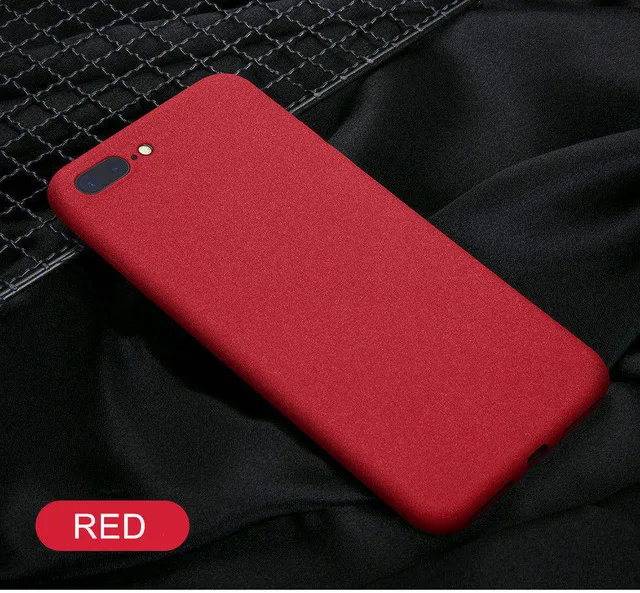 Красный Роскошный Матовый чехол из песчаника для Meizu M16 Plus M16X V8 Pro X8, мягкий силиконовый чехол для Meizu M8 M6 M5 M9 Note 9 8 M6S - Цвет: Красный