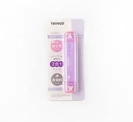 1Pcs Kawaii Two In One Mini Double Head Correction Tape Adhesive Tape Glue Learning Stationery - Цвет: Purple