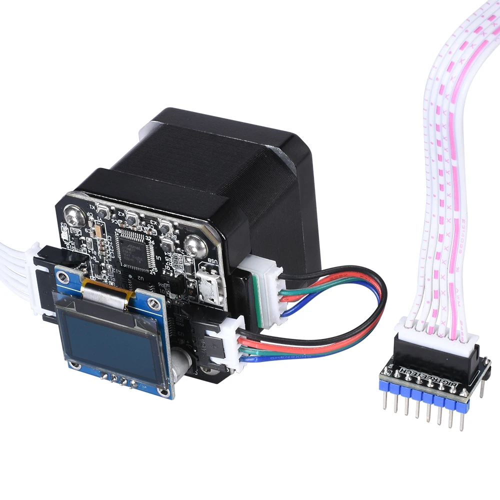 BIGTREETECH 42 Шаговый двигатель замкнутый контур драйвер SERVO42 S42A V1.0 плата управления комплект с OLED 12864 Панель 3d принтер части SKR