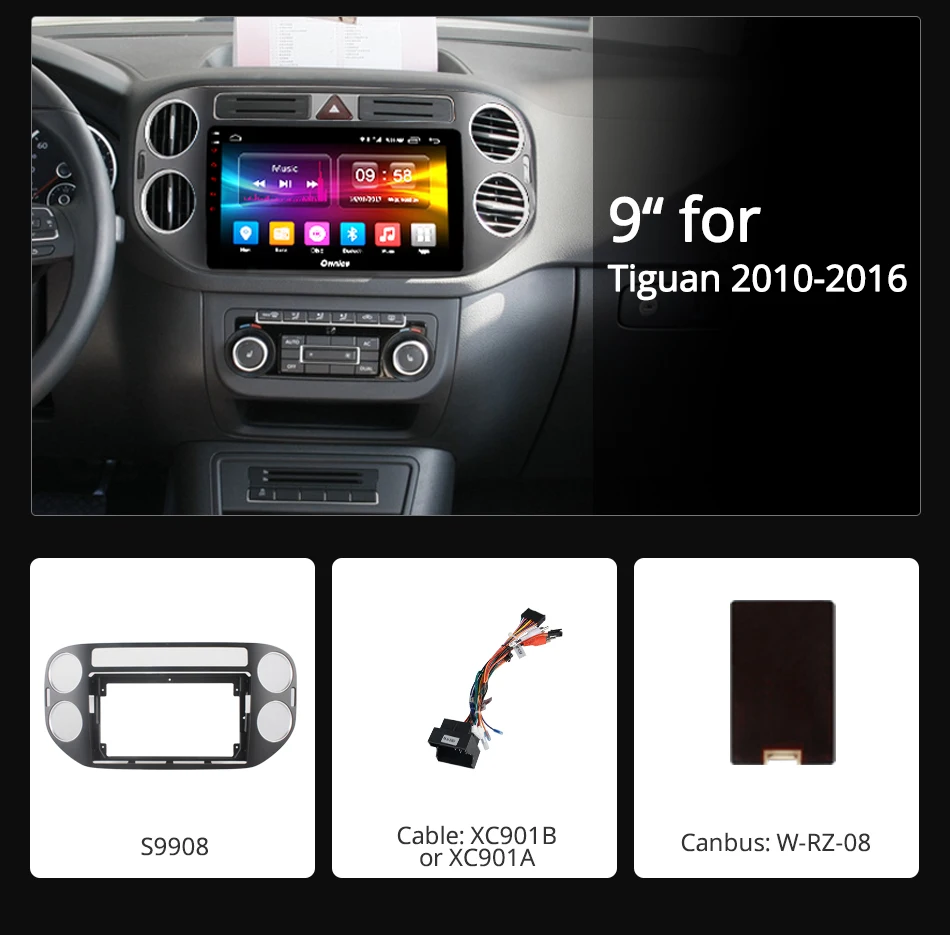 Ownice K1 K2 K3 Android 9 0 Octa 8 core автомобильный Радио DVD gps navi плеер для Volkswagen tiguan 2010 2011 2012 2013