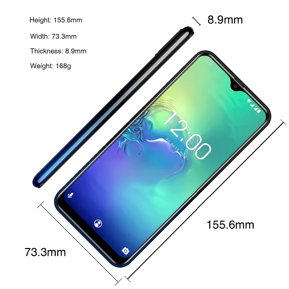 OUKITEL C15 PRO 6 088 "FHD 19:9 смартфон с четырёхъядерным процессором MT6761 ОЗУ 2 Гб ПЗУ 16 ГБ 4