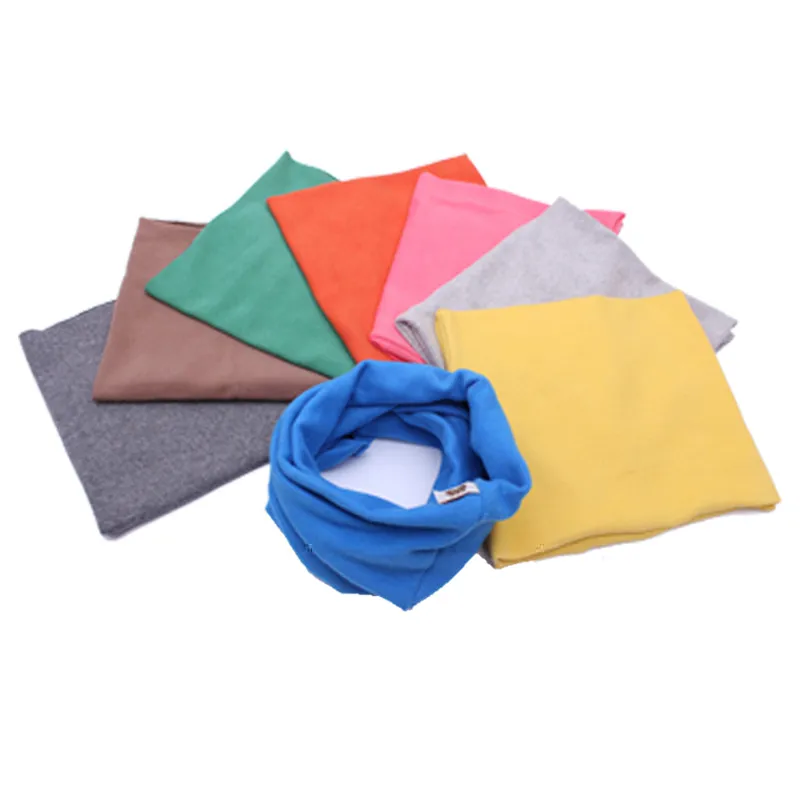 Хлопок шерсть толстый зимний теплый детский шарф круглый воротник Детские