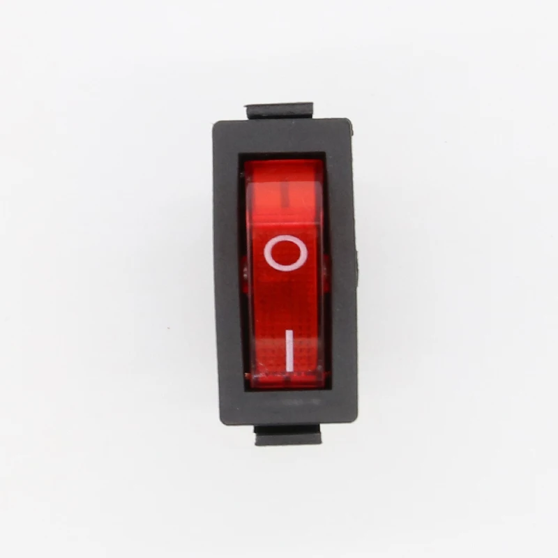 5 шт./лот красный светодиод 3PIN SPST вкл./ВЫКЛ. G132 кулисный переключатель для лодки