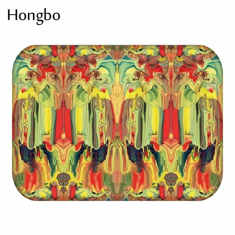 Декоративный цветочный дверной коврик Hongbo домашний и для ванной|Коврик| |
