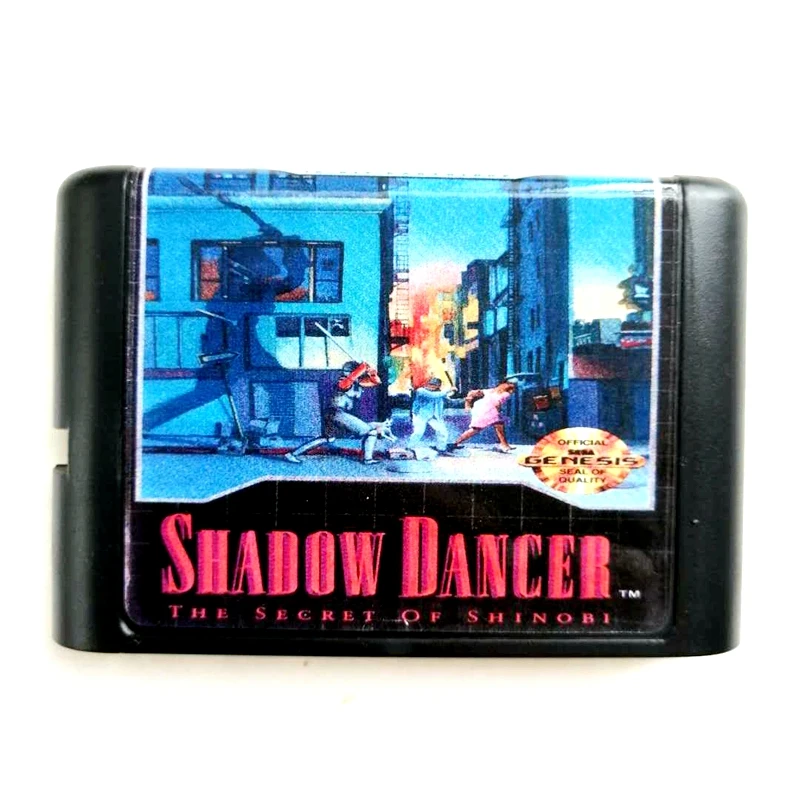 Карта памяти Shadow Dancer 16 бит MD для Sega Mega Drive 2 SEGA Genesis Megadrive | Электроника