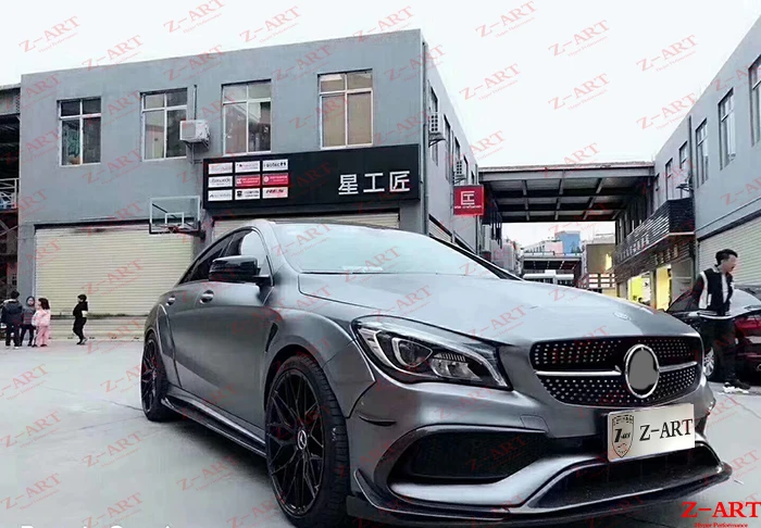 Z-ART комплект расширителей колесных арок ДЛЯ Mercedes Benz CLA тюнинга Комплект кузова ремонт комплект кузова для CLA 200 CLA250 CLA180 2013
