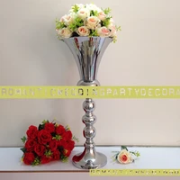 height 63cm 24 8 silver wedding flower vases bling table centerpiece sparkling road leads wedding decoration 10pcslot