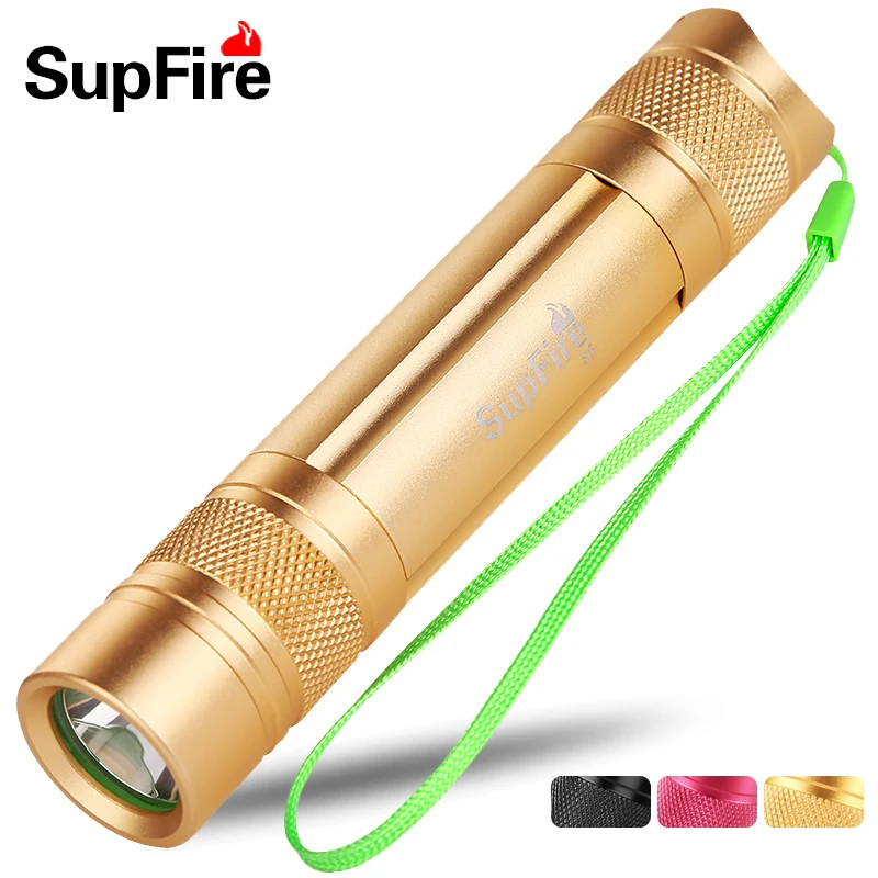 Supfire оригинальный S5 светодиодный фонарик алюминиевый водонепроницаемый