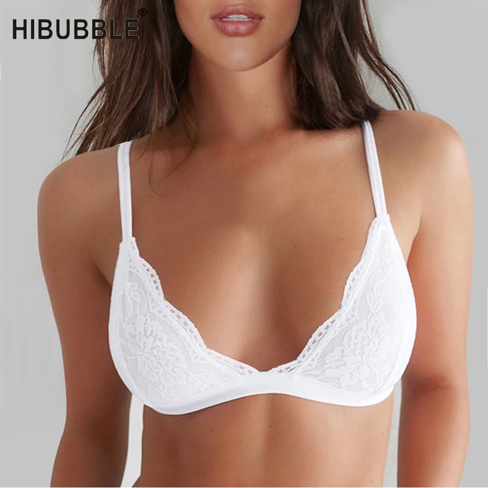 Классический Тонкий пикантный кружевной бюстгальтер без косточек пуш ап нижнее