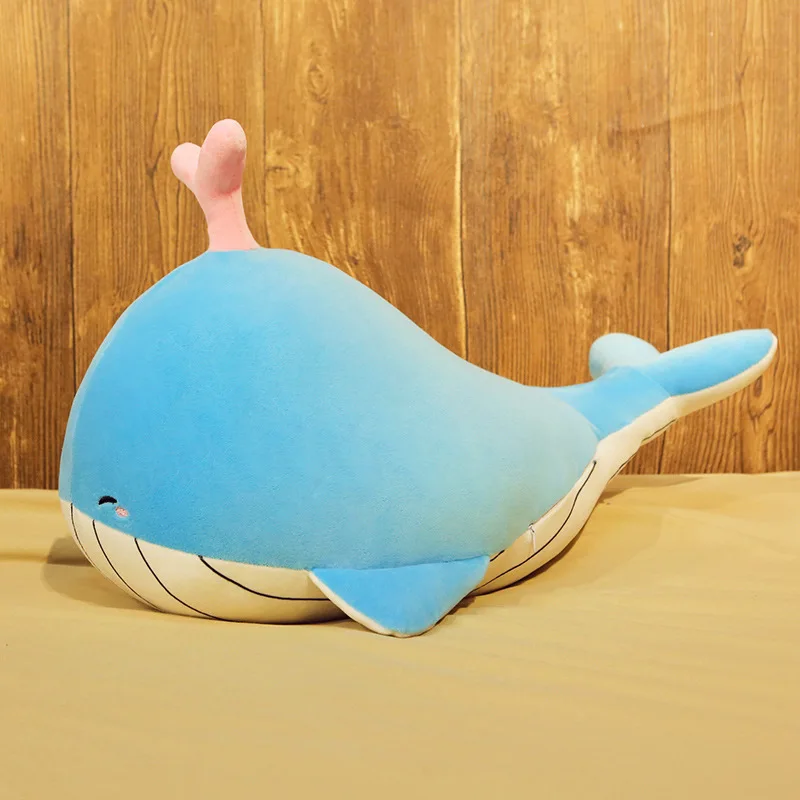 Новое прибытие Kawaii морская рыба плюшевые игрушки Мягкий голубой кит хороший