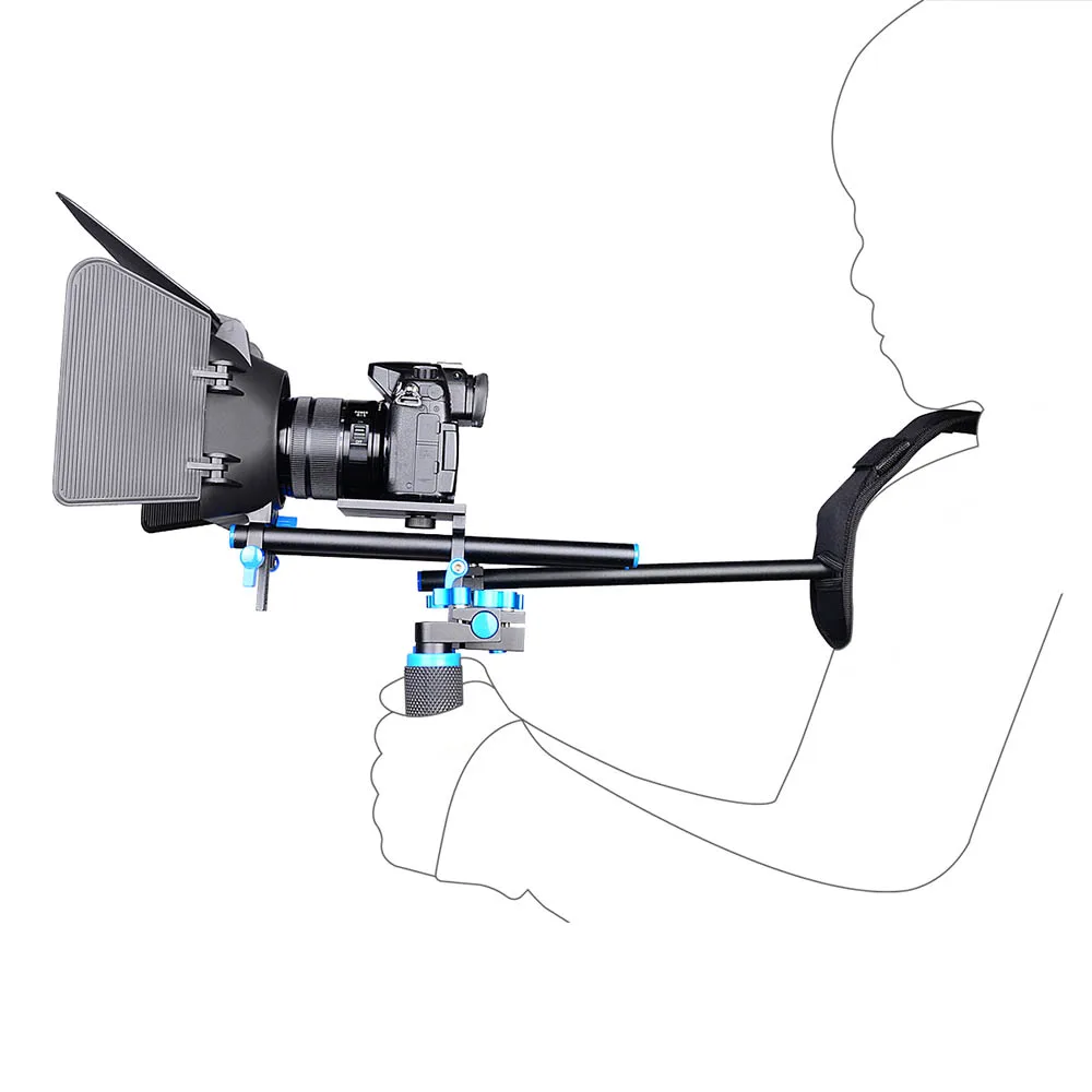 Kolivar Flyweight DSLR наплечное крепление Rig портативная кинематографическая система с