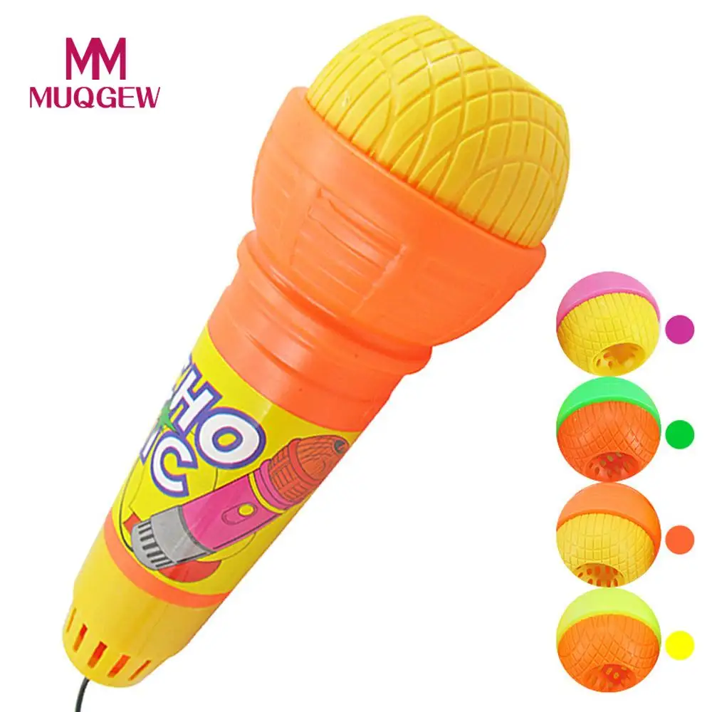 Новые микрофонные Игрушки для девочек и мальчиков эхо микрофон чейнджер голоса