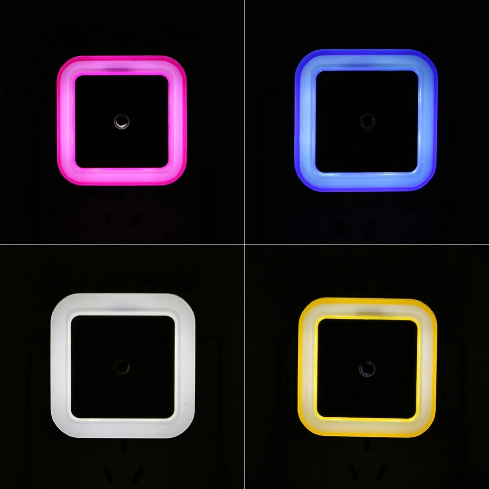 Мини ночник с автоматическим управлением светильник датчиком вилка стандарта ЕС