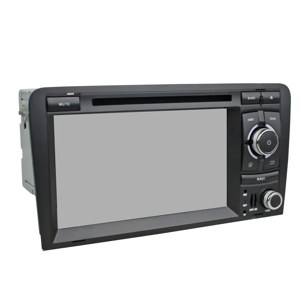 Автомагнитола 2 Din с сенсорным экраном для Audi A3 DVD-плеер GPS-навигацией ТВ 3G Wi-Fi Bluetooth
