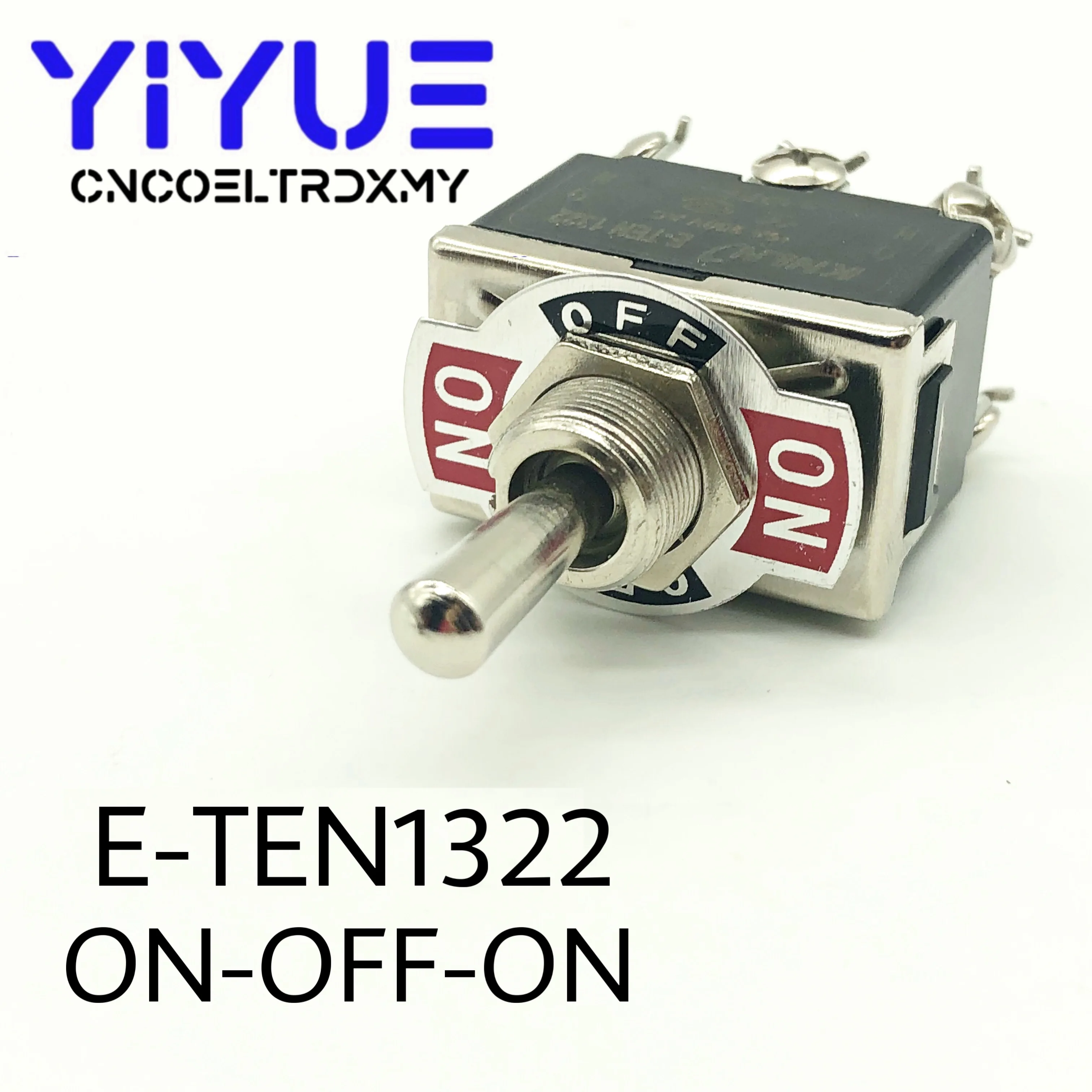 1 шт. E-TEN1322 16A/250В 6-контактный переключатель колпачок ВКЛ-ВЫКЛ-ВКЛ миниатюрные