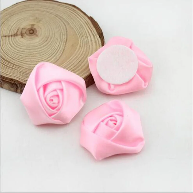 20 Штук Красные Искусственные Ленточные Розы DIA 3.5CM для Ручного Изготовления Букетов Невесты и Венчания.