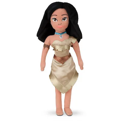 Новая принцесса Красавица и Чудовище Белль Золушка Pocahontas Brave плюшевые куклы для девочек детские мягкие игрушки - Цвет: Pocahontas